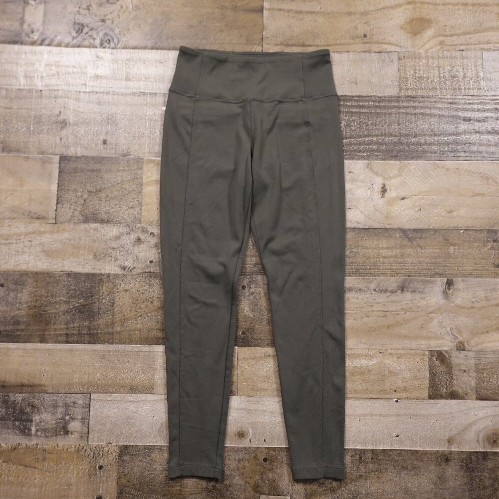 Athleta Delancey Street Tight XSP Olive Green Petite High-Rise Commuter Leggings